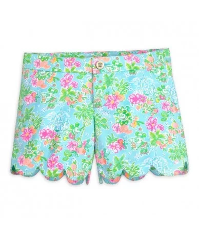 Mickey and Minnie Mouse Buttercup Shorts for Women by Lilly Pulitzer – Walt Disney World $20.97 WOMEN