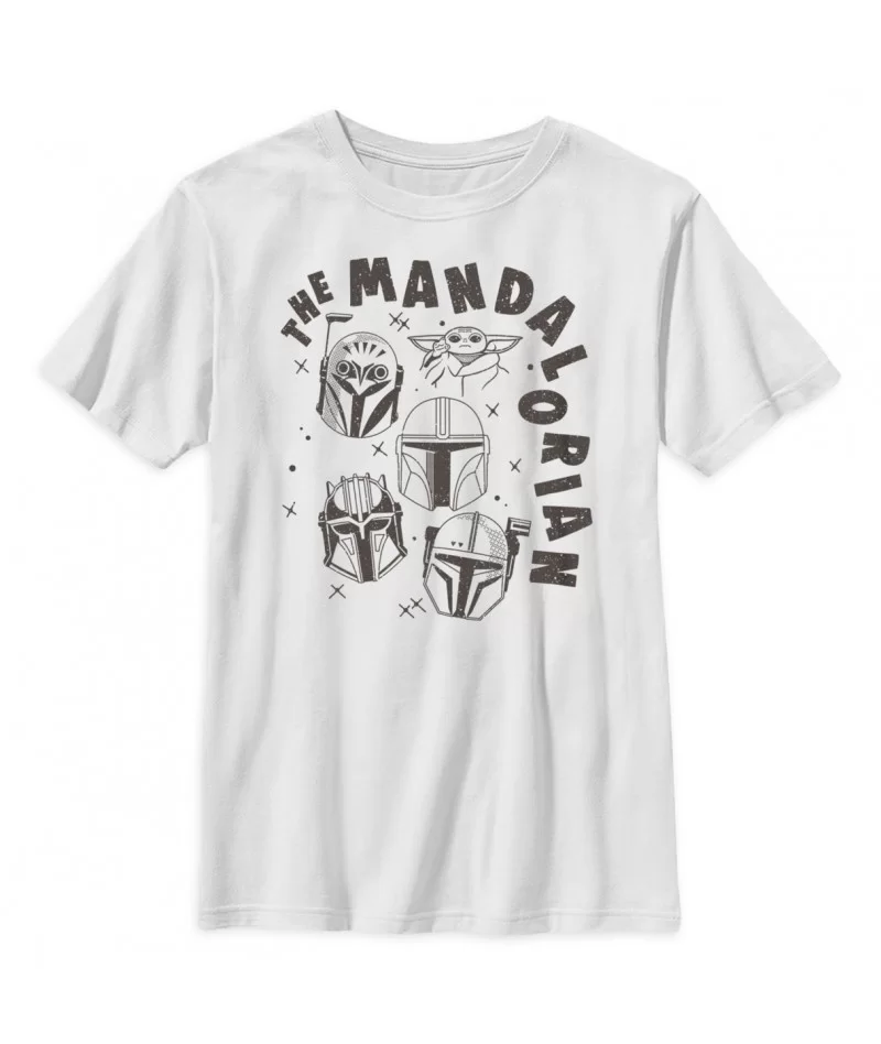 Kids for Size T-Shirt Wars: Star Helmet 4 Mandalorian The