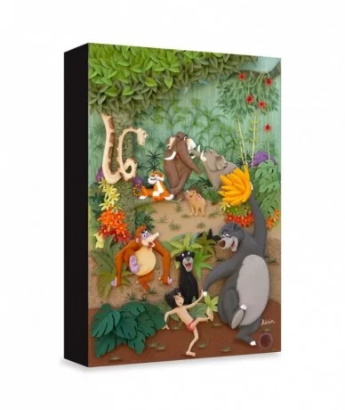 Jungle Book ''Jungle Jamboree'' Giclée on Canvas by Karin Arruda – Limited Edition $56.40 COLLECTIBLES